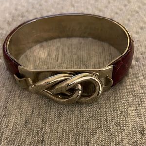 Mannelli Florence Snakeskin Bracelet.